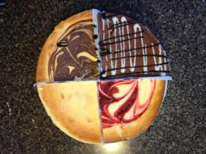 When I sold my first 50,000 copies my publisher sent me a cheesecake. Zero calories if it's a celebration, right?